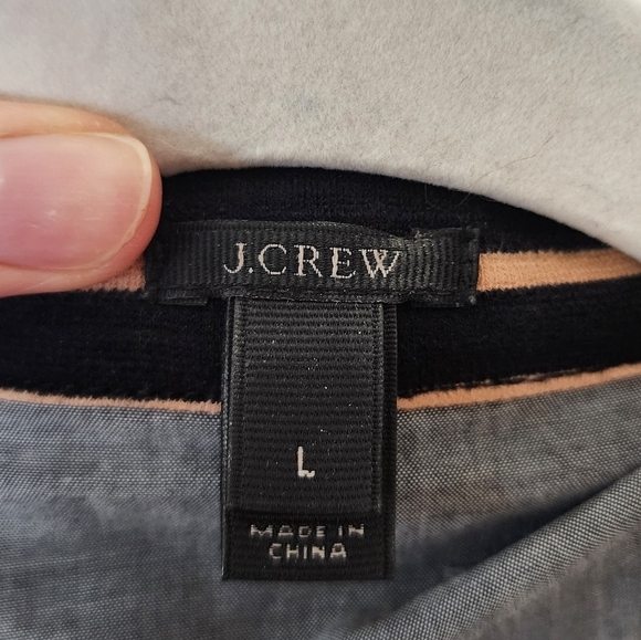 J.Crew Maritime Striped Knit Blazer L - Picture 4 of 5